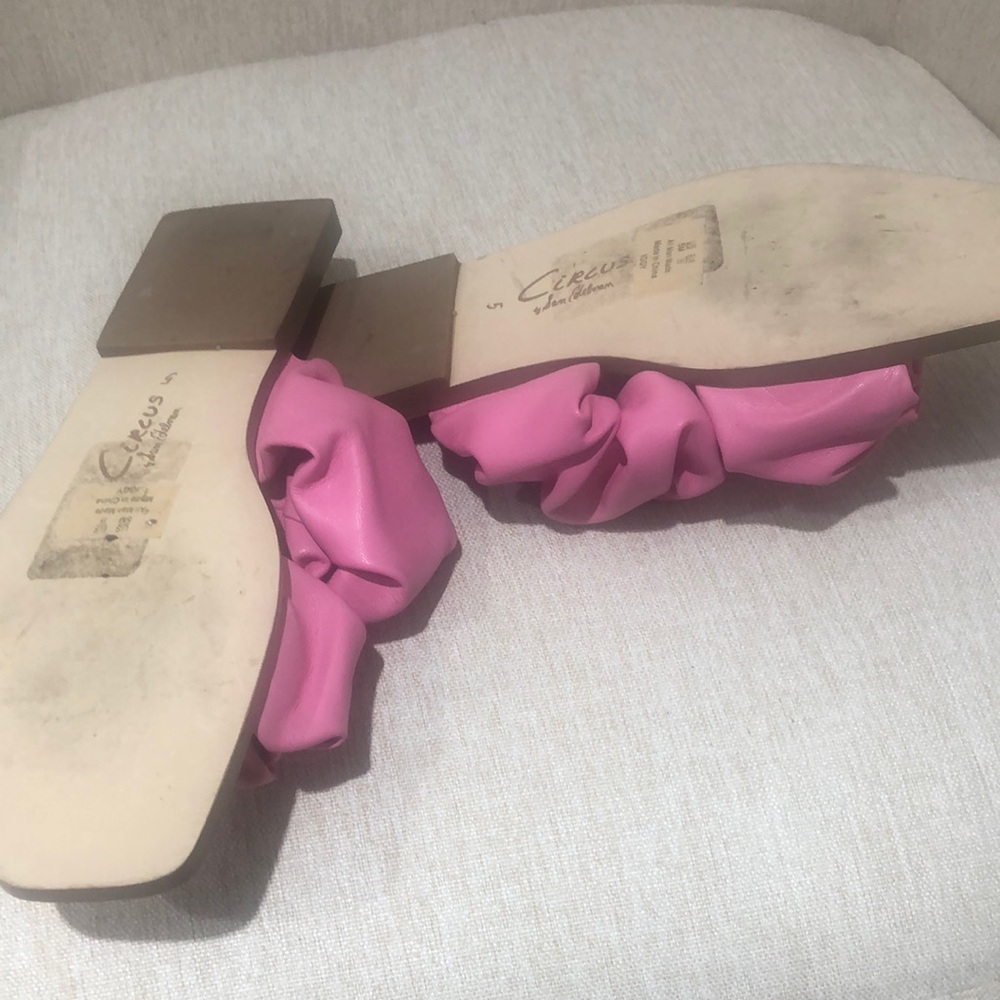 Sam Edelman Pink Ruched Sandals - Picture 7 of 10